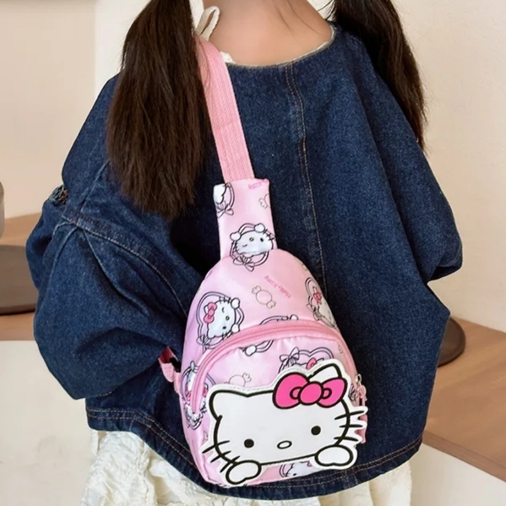 Hello kitty Children Chest Bag 2023 Little girls Cute Coin Purse Shoulde… - Picture 8 of 8